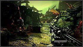 At the end of the road jump down into the trenches and move on - Pyrrhus Evac - p. 2 - Walkthrough - Killzone 3 - Game Guide and Walkthrough