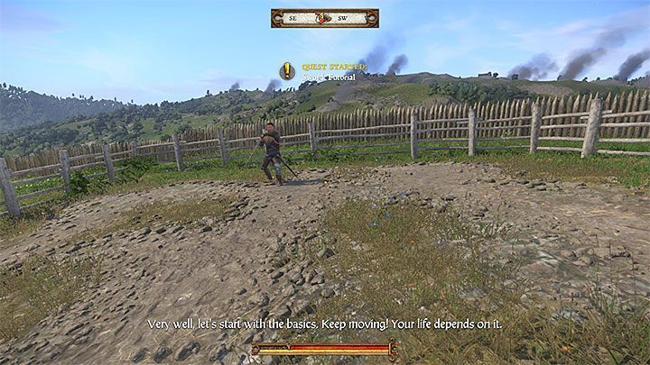 Speak with Combat Master Vanyek in the village and then meet him at the practice ring to the left of the castle - Kingdom Come Deliverance: Unexpected Visit - Kingdom Come Deliverance: Main quests - Kingdom Come Deliverance Game Guide
