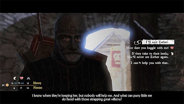 After concluding any of the two branches of the investigation, you can meet Tobias Feyfar (this time in Sasau) - Kingdom Come Deliverance: All that Glisters - Kingdom Come Deliverance: Main quests - Kingdom Come Deliverance Game Guide