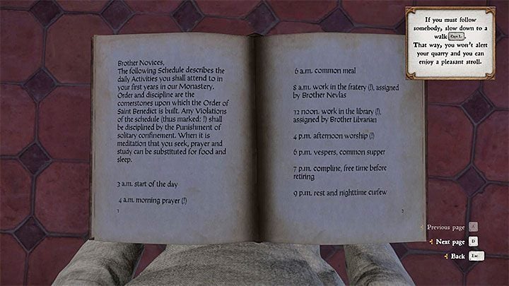 There is strict discipline in the Sasau Monastery and you must remember about it to avoid problems during your search for the Pious - Kingdom Come Deliverance: A Needle in a Haystack - Kingdom Come Deliverance: Main quests - Kingdom Come Deliverance Game Guide