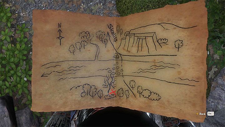Treasure map XVI can be bought from the herbalist who has a hut in the forest located north-west from Samopesh - Kingdom Come Deliverance: Treasure 16 - Kingdom Come Deliverance: Treasure maps - Kingdom Come Deliverance Game Guide