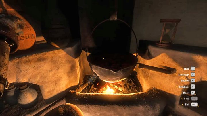 Step 3 - Boil the wine twice (use the bellows twice; start fire twice) - Kingdom Come Deliverance: How to craft Saviour Schnapps? - Kingdom Come Deliverance: FAQ - Kingdom Come Deliverance Game Guide
