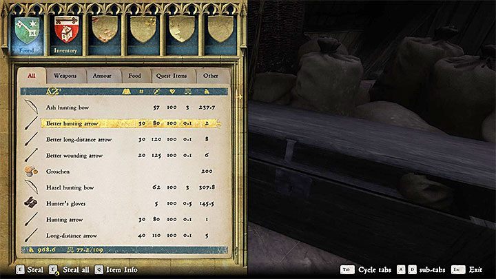 {ramzkaniebieska}Note - The bow chest also contains a book on hunting and one of the treasure maps - Kingdom Come Deliverance: How to acquire a better bow? - Kingdom Come Deliverance: FAQ - Kingdom Come Deliverance Game Guide