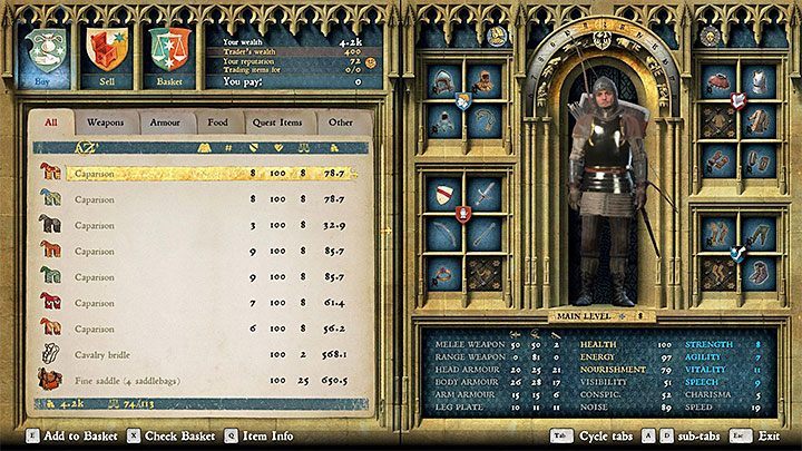 New horse equipment can be bought from selected traders - Kingdom Come Deliverance: How to get an armor for horse? - Kingdom Come Deliverance: FAQ - Kingdom Come Deliverance Game Guide