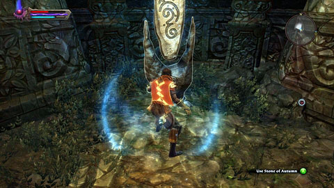 The second is standing in the southern part of the ruins - Fall | Plains of Erathell Lorestones - Lorestones - Kingdoms of Amalur: Reckoning Game Guide & Walkthrough