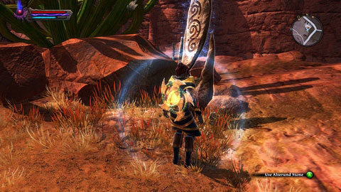 It is hidden on the hill, west from House of Valor M2(4) - Alserund | Detyre, Klurikon and Alabastra Lorestones - Lorestones - Kingdoms of Amalur: Reckoning Game Guide & Walkthrough