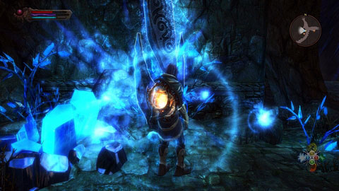 The stone stands in the center of Mordus-Torr undergrounds - Fall | Detyre, Klurikon and Alabastra Lorestones - Lorestones - Kingdoms of Amalur: Reckoning Game Guide & Walkthrough