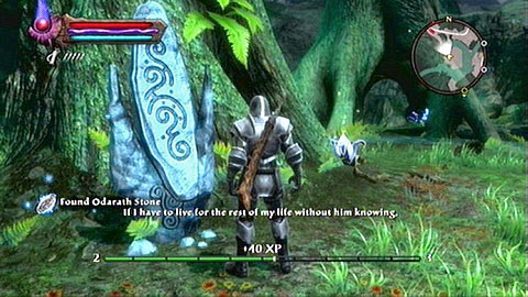 Hidden on an island south of Waterhall Down - Kingdoms of Amalur Reckoning: Odarath, Dalentarth - Lorestones - Lorestones - Kingdoms of Amalur: Reckoning Game Guide & Walkthrough