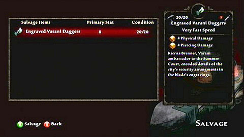 You can kill the Ambassador, destroy her dagger at the blacksmithing forge or sell at the United Merchants Delegation and afterwards inform Mythana about everything to end the mission - Kingdoms of Amalur Reckoning: Ysa, p. 1 - Walkthrough - Side missions - Kingdoms of Amalur: Reckoning Game Guide & Walkthrough