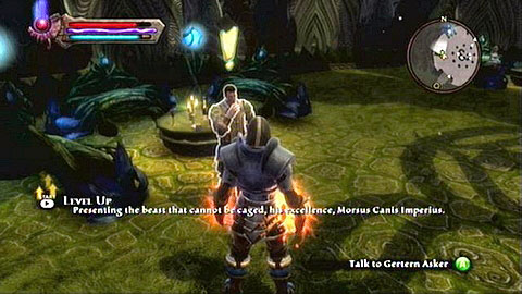 Inside Askers Alley , speak to Gertern Asker - Kingdoms of Amalur Reckoning: Ysa, p. 2 - Walkthrough - Side missions - Kingdoms of Amalur: Reckoning Game Guide & Walkthrough