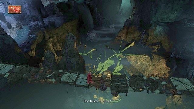 A dragon. Things are getting interesting. - The underground - The Magic Mirror - Kings Quest - Game Guide and Walkthrough