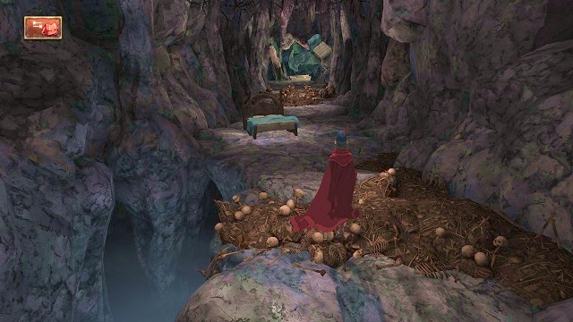 Just to not wake him up... - The dragons lair - The Magic Mirror - Kings Quest - Game Guide and Walkthrough