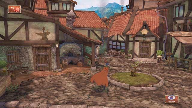 Familiar town. - The eye of a Hideous Beast - Tournament of Hopeful Knights - Kings Quest - Game Guide and Walkthrough