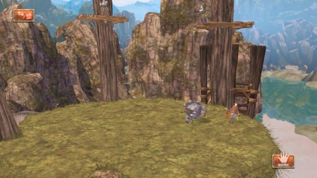 Watch out, he is charging at you! - Battle with Acorn - Duel of Strength - Kings Quest - Game Guide and Walkthrough