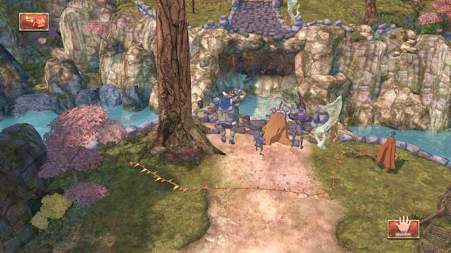 A bow + rope, a well-known trick. - River cross - Tournament of Hopeful Knights - Kings Quest - Game Guide and Walkthrough