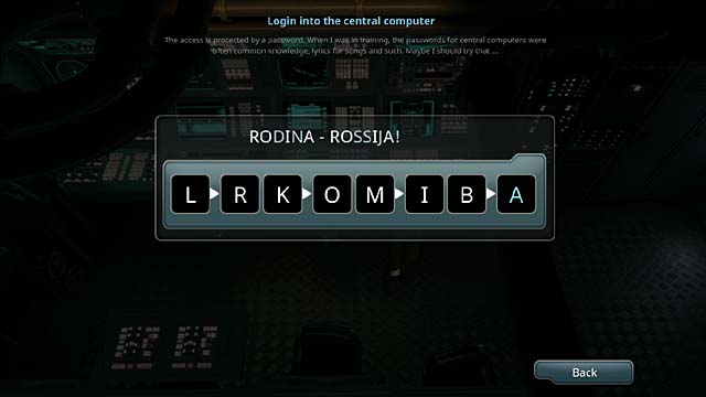 So drag into the following squares: L and R, K and O, M and I, B and A - Chapter 2: The Kursk sets sail - Undercover Missions: Operation Kursk K-141 - Game Guide and Walkthrough
