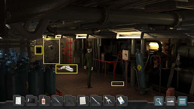 Try to open safety door (on the back of the place) - Chapter 2: The Kursk sets sail - Undercover Missions: Operation Kursk K-141 - Game Guide and Walkthrough