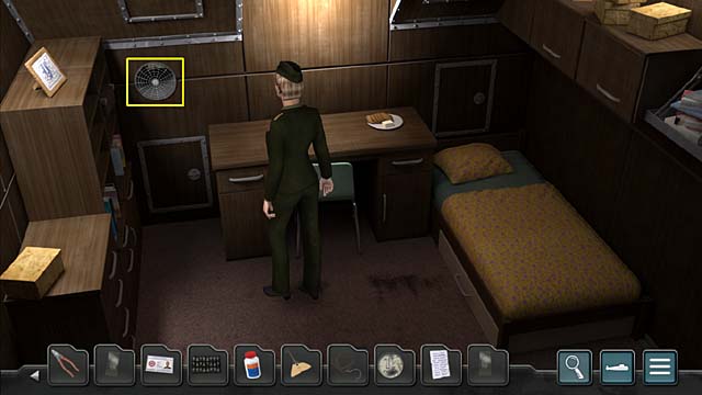 Use the box on Milena and call to Bobrov by using the military phone (use the phone on Milena) - Chapter 3 - The murder of Osip Gerasimov - Undercover Missions: Operation Kursk K-141 - Game Guide and Walkthrough