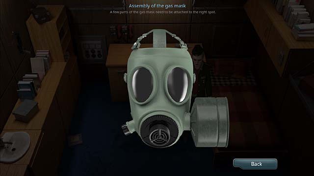 A hint and the correctly assembled mask on the screenshots above - Chapter 4: The Kursks mission - Undercover Missions: Operation Kursk K-141 - Game Guide and Walkthrough