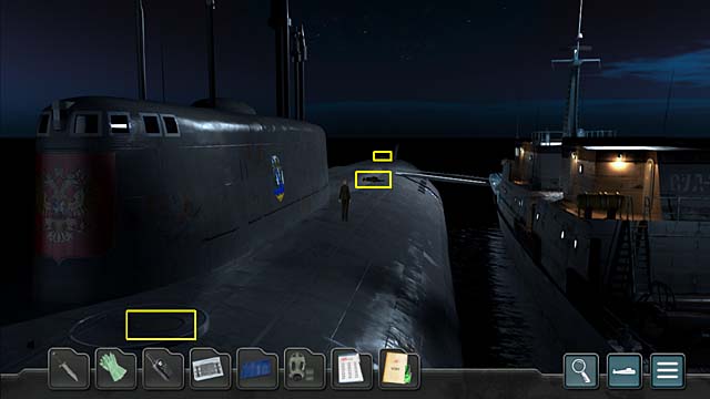 Look at the mercenary (3x LPM) - Chapter 8: No chance to survive - Undercover Missions: Operation Kursk K-141 - Game Guide and Walkthrough