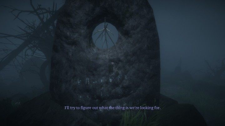 You need to put a bunch of herbs into the first stone - Solutions to puzzles in The Island - The Island - Lake Ridden Game Guide