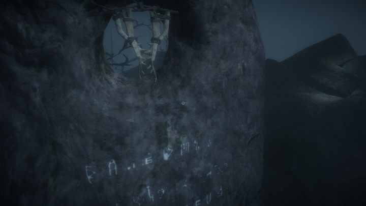 The third stone must have four bones within it - Solutions to puzzles in The Island - The Island - Lake Ridden Game Guide