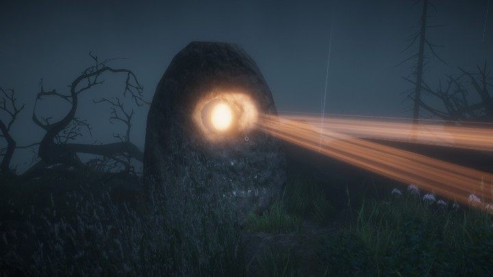 Return to the island and place the lamp where the bones were located before - Solutions to puzzles in The Island - The Island - Lake Ridden Game Guide