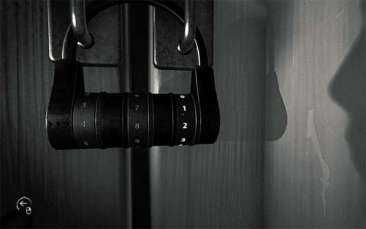 You can already return to the lock and enter the code 482 - The door lock puzzle | Layers of Fear 2 Riddle Solutions - Act 2 - The Hunt - Layers of Fear 2 Guide