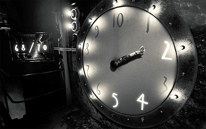 In the third stage of the puzzle, you start with a value of 24 and you have to reach a value of 70 - The clock riddle | Layers of Fear 2 Riddle Solutions - Act 2 - The Hunt - Layers of Fear 2 Guide