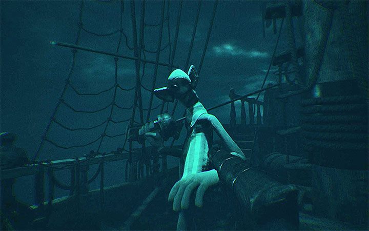 The second option is to shoot the two characters standing on the sides - Childroom - the third choice | Layers of Fear 2 walkthrough - Act 3 - Bloody Roots - Layers of Fear 2 Guide