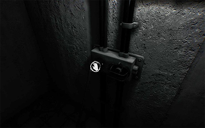 Now find the socket on the right wall and pull the power cord out of it - The cable and bath riddle | Layers of Fear 2 Riddle Solutions - Act 2 - The Hunt - Layers of Fear 2 Guide