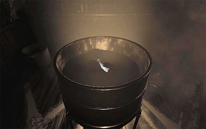 Return with all the components to the kettle and throw them one by one - The kettle puzzle | Layers of Fear 2 Riddle Solutions - Act 3 - Bloody Roots - Layers of Fear 2 Guide