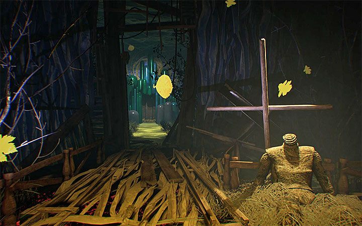 In place with the mannequin sitting next to the cross, a new passage will open - The kettle puzzle | Layers of Fear 2 Riddle Solutions - Act 3 - Bloody Roots - Layers of Fear 2 Guide