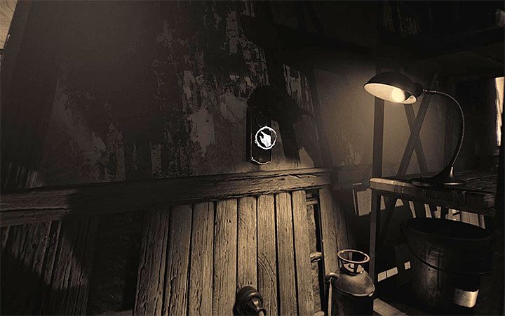 Press the button on the wall to launch the rocket - Puzzle with the rocket | Layers of Fear 2 Riddle Solutions - Act 3 - Bloody Roots - Layers of Fear 2 Guide