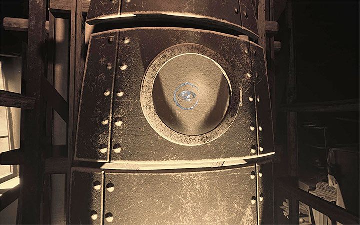 You can already approach the rockets viewfinder and interact with it so you can complete the puzzle and begin your space journey - Puzzle with the rocket | Layers of Fear 2 Riddle Solutions - Act 3 - Bloody Roots - Layers of Fear 2 Guide