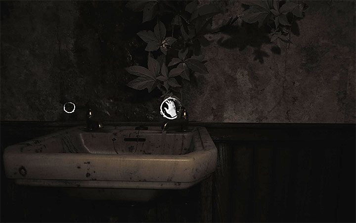 Again, go to the sink, but this time turn the right tap - Pot and the shadows puzzles | Layers of Fear 2 Riddle Solutions - Act 3 - Bloody Roots - Layers of Fear 2 Guide