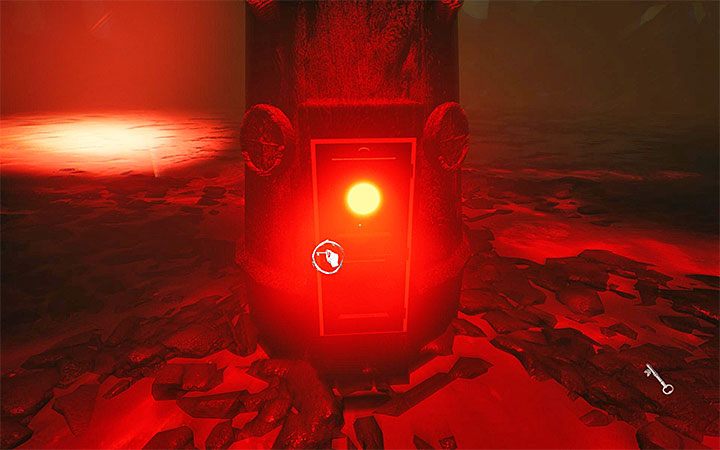 Pick it up and immediately use on the small doors at the base of the lighthouse - The fourth puzzle with the projector | Layers of Fear 2 Riddle Solutions - Act 4 - Breathe - Layers of Fear 2 Guide
