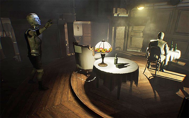 Go to the other end of the room, where you will find a button and two levers - The beginning of ship exploration | Layers of Fear 2 walkthrough - Act 1 - The Unmooring - Layers of Fear 2 Guide