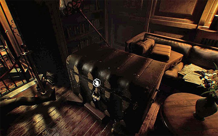 In the same room, you will also find a chest with a padlock - The third puzzle with a padlock | Layers of Fear 2 Riddle Solutions - Act 4 - Breathe - Layers of Fear 2 Guide