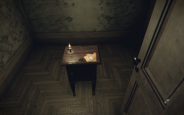 Enter the room ahead - on the table you will find whispered word - Episode 2: Painting - Walkthrough - Layers of Fear - Game Guide and Walkthrough