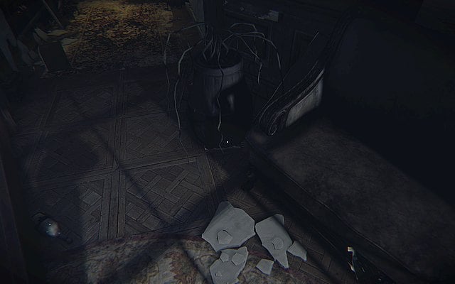 In the next room you will find a family memento between the pot and the withered plant - Episode 5: Touch - Walkthrough - Layers of Fear - Game Guide and Walkthrough