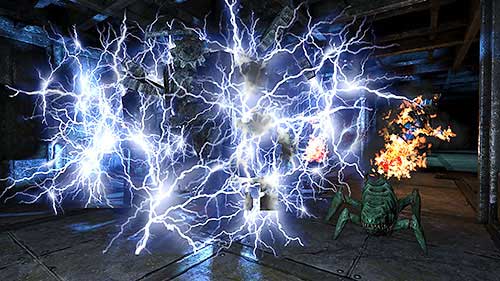 After the fight, Try Undying One will stop, throw some sparks and fall into pieces - Levels 11-13: The Tomb, The Prison, The Cemetery - Walkthrough - Legend of Grimrock - Game Guide and Walkthrough