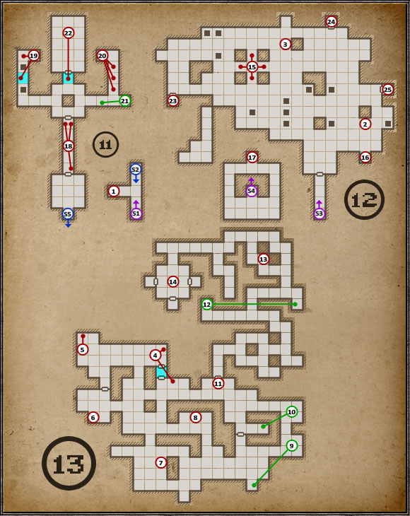 I've assembled the three last level of Grimrock into one - Levels 11-13: The Tomb, The Prison, The Cemetery - Walkthrough - Legend of Grimrock - Game Guide and Walkthrough