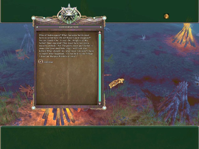 The corpse of your father, a sad moment - Quests - Suraia Hills - Legends Of Dawn - Game Guide and Walkthrough