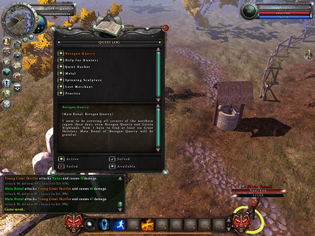 Mata Ronal in front of her house - Quests - Korovia - Legends Of Dawn - Game Guide and Walkthrough