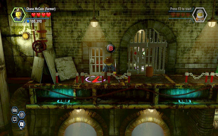 The red brick - Secrets in the bank | Walkthrough - Chapter 6 - LEGO City: Undercover Game Guide