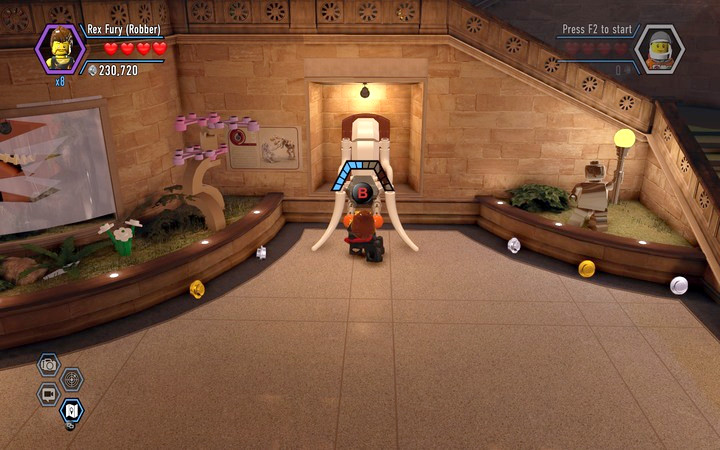 Obtain the additional bones to complete the dinosaur - Secrets in the museum | Walkthrough - Chapter 10 - LEGO City: Undercover Game Guide