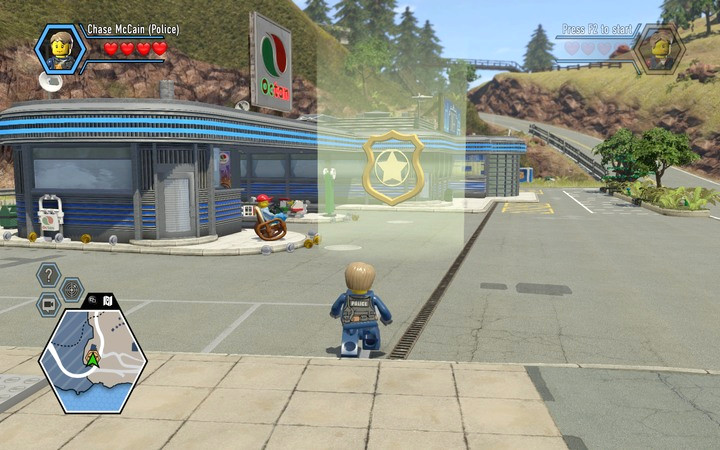 Head over to the gas station… - The beginning of the task | Chapter 2 - Chapter 2 - LEGO City: Undercover Game Guide