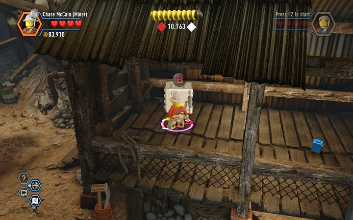 Jump into the building through the roof and open the safe - The Bluebell Mine | Chapter 3 - Chapter 3 - LEGO City: Undercover Game Guide