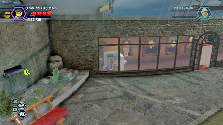 The key is in the safe in the room past the playground - Blackwells mansion | Chapter 13 | Walkthrough - Chapter 13 - LEGO City: Undercover Game Guide